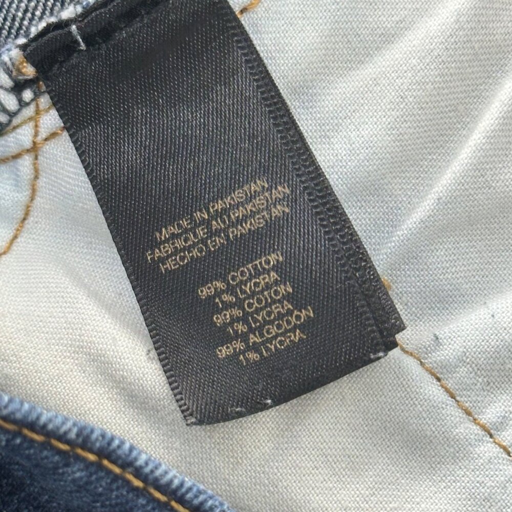 Frye Mens Mid-Rise Slim Fit Denim Jeans Size 30X31 Dark Wash - Picture 4 of 14